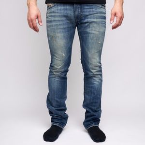 Diesel Thavar Blue Jeans Size 31x32 Wash 0805Q